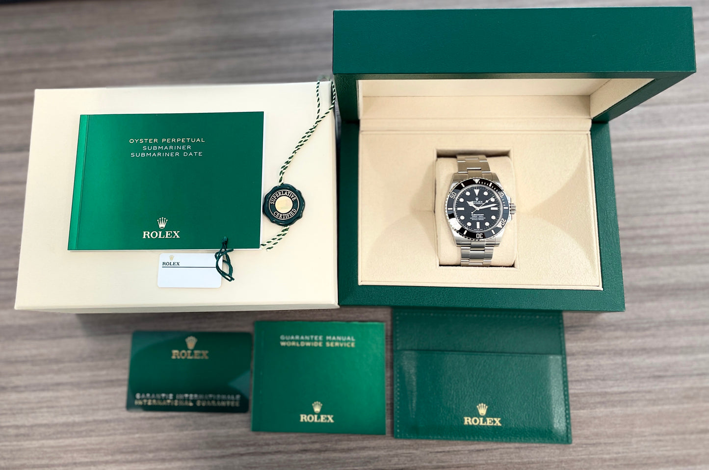 Rolex Submariner Ceramic Bezel M124060-0001 at FLYBACK TIME