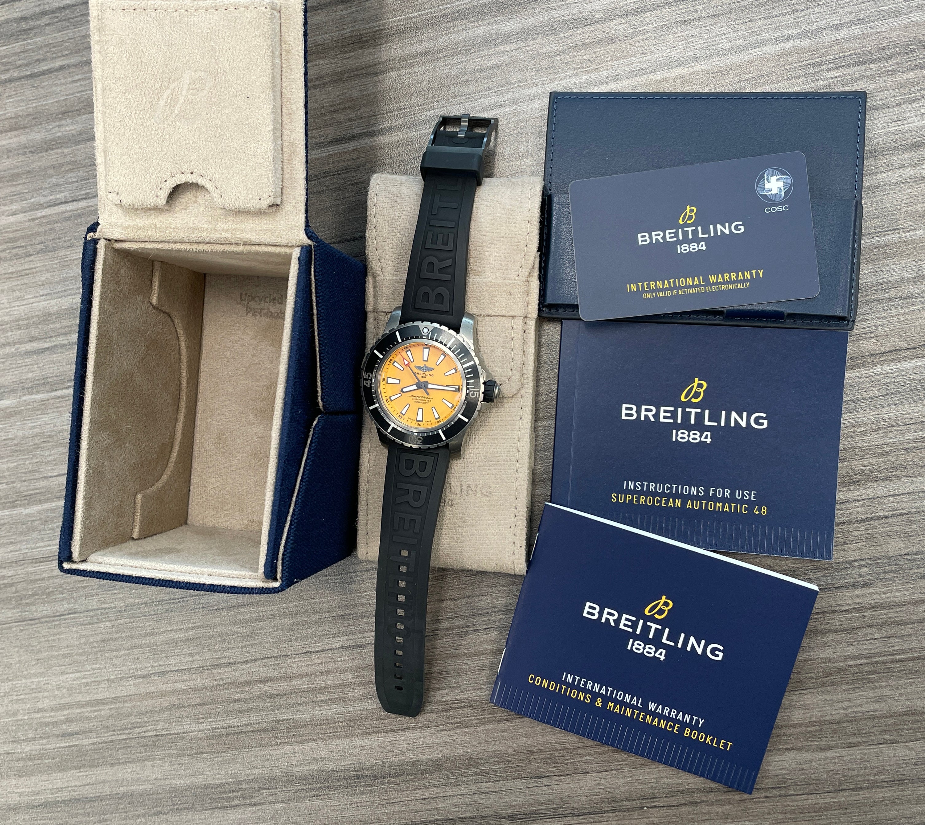 Breitling superocean best sale automatic 48